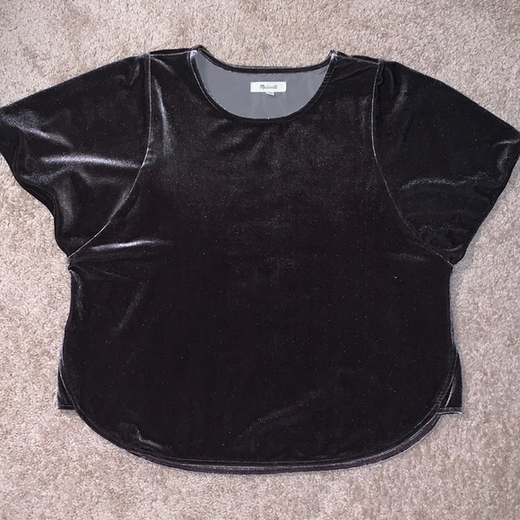 Madewell Tops - Madewell Velvet Butterfly‎ Top